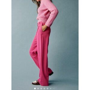 Sezane GIACOMO TROUSERS Fuchsia Size 44